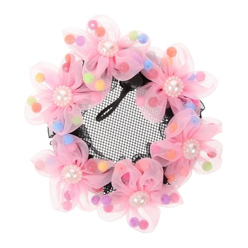 OSOLADY Elastisches Haarnetz für Dutt Ballett Haar Accessoire Dekoratives Haarnetz für Mädchen für Tanzauftritte mit Schöner Farbe von OSOLADY