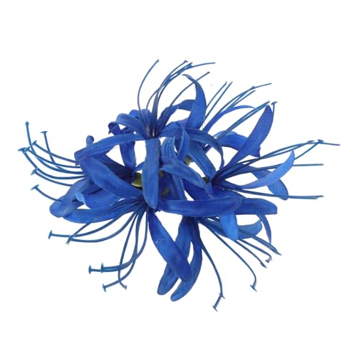 OSOLADY Blumen-haarspange Clusteramaryllis Blumenclip Haar-accessoire Haarschmuck Für Frauen Strandhochzeit Kopfschmuck Blumenhaarclip Blumenhaarspange von OSOLADY