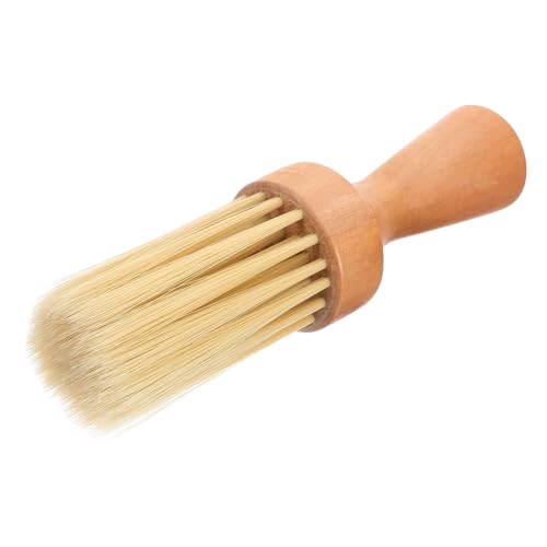 OSOLADY Bartbürste Für Männer Mit Holzgriff Praktische Rasierschale Und Bartpflegebürste Für Effektives Grooming Und Styling Leicht Und Tragbar Für Reisen von OSOLADY