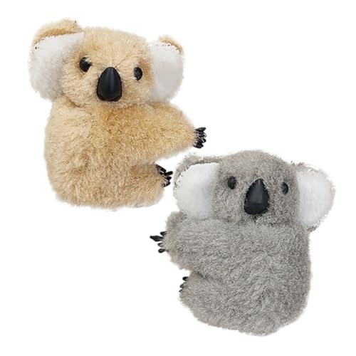 OSOLADY Plüsch Koala Haarspangen Für Mädchen Niedliche Cartoon Haarclips Haar Accessoires Für Kinder Und Teenager Sicheres Clip Design Für Ganzen Tag Für Koala Partys Und von OSOLADY