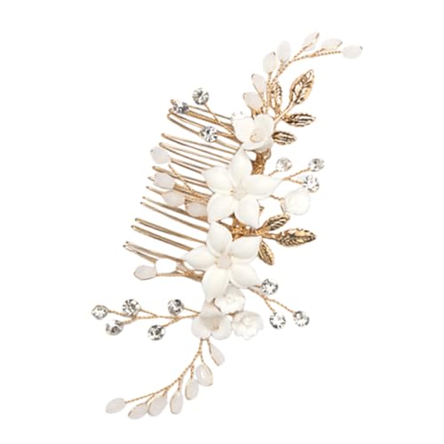 OSOLADY Blumen-haarkamm An Der Seite Für Hochzeitsfeier Haar-accessoire Frauen Haardekoration OSOLADY Blumen-haarkamm An Der Seite Für Hochzeitsfeier Haar-accessoire Frauen Haardekoration von OSOLADY