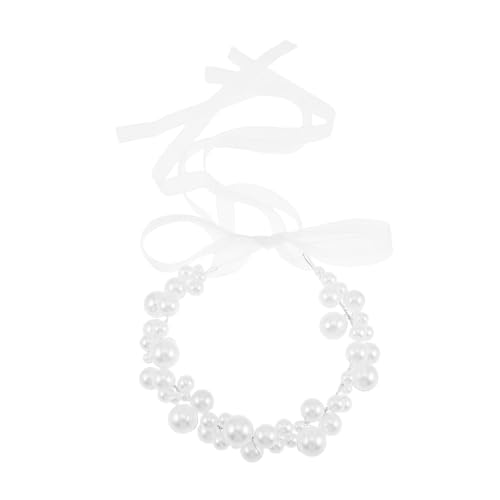 OSOLADY Braut Haarschmuck Aus Kunstperlen Handgefertigter Haarreif Für Hochzeiten Und Besondere Anlässe Elegante Accessoires Für Damen Vielseitig Und Stilvoll Symbolisiert Liebe Und von OSOLADY