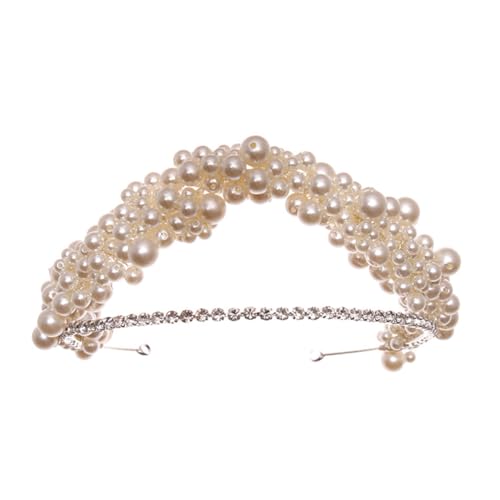 OSOLADY Braut Perlen Haarband Stirnband für Eleganter Kopfschmuck für Hochzeiten Festliche Anlässe und Tägliches Styling von OSOLADY