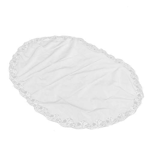 OSOLADY Schleier für Frauen Hochzeit Brautschleier Spitze Kurzer Schleier Rouge für Junggesellinnenabschied von OSOLADY