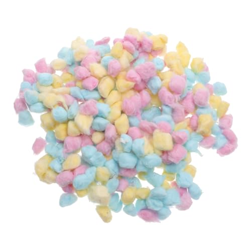 OSOLADY Bunte Baumwollbällchen Für Junge Mädchen in Rosa Gelb Blau Sanfte Gesichtsreinigung Make-up Entfernen Diy-anwendungen Wattebälle Für Neugeborene Schönheitspflege von OSOLADY