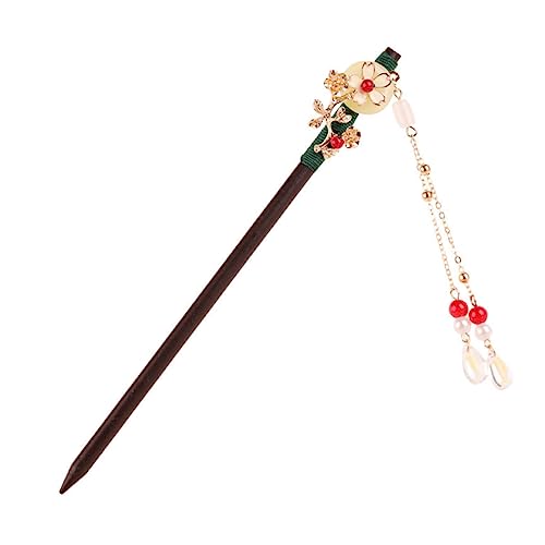 OSOLADY Chinesische Haarstäbchen Mit Quaste Haarstäbe Aus Holz Für Frauen Haarschmuck Für Verschiedene Frisuren von OSOLADY