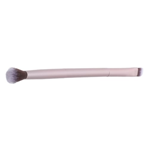 OSOLADY Doppelendiger Make Up Pinsel mit Hochwertigen Faserborsten für Augenbrauen und Lidschatten für Tägliche und Professionelle Anwendungen Elegantem Mattem Gold von OSOLADY
