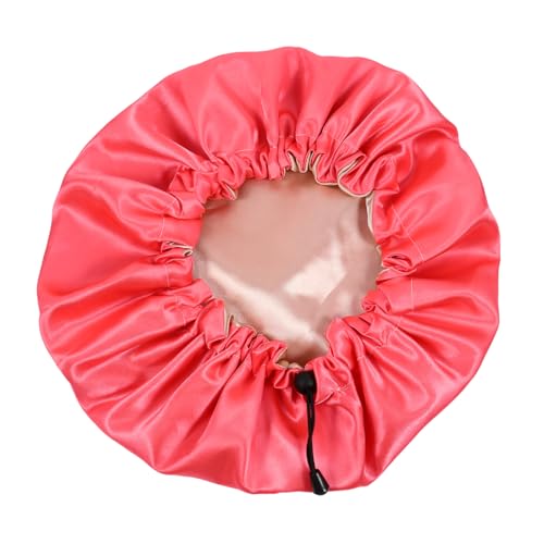 OSOLADY Doppellagige Satin Duschhaube für Damen Verstellbare Badekappe für Schlaf und Spa Schützend gegen Haarverlust Wassermelone OSOLADY Doppellagige Satin Duschhaube für Damen Verstellbare Badekappe für Schlaf und Spa Schützend gegen Haarverlust Wassermelone von OSOLADY