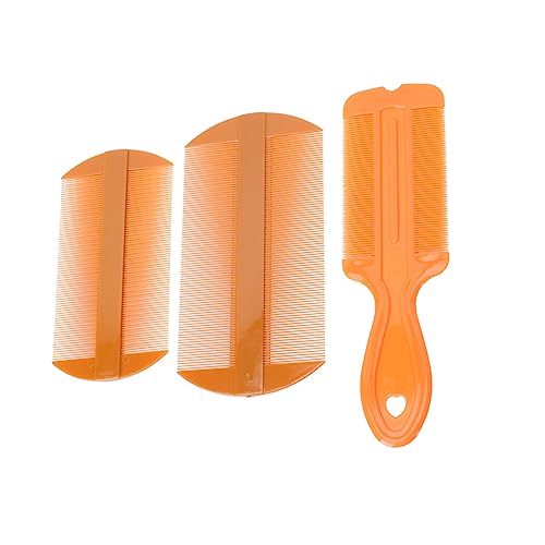 OSOLADY Doppelseitige Haarkämme für Kinder 3 Stück Antistatisches Design Orange Feinkamm zur Schuppenentfernung Kopfhautmassagegerät OSOLADY Doppelseitige Haarkämme für Kinder 3 Stück Antistatisches Design Orange Feinkamm zur Schuppenentfernung Kopfhautmassagegerät von OSOLADY