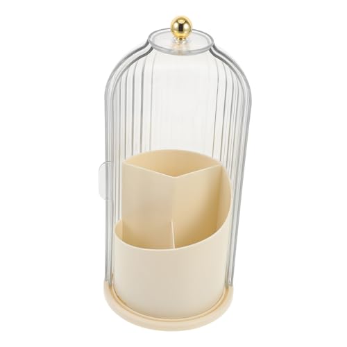 OSOLADY Drehbarer Kosmetik Organizer Mit Transparentem Deckel Kompakte Aufbewahrungslösung Für Make-up Und Pinsel Für Frisiertisch Und Bad Mit Praktischen Fächern Zur Übersichtlichen OSOLADY Drehbarer Kosmetik Organizer Mit Transparentem Deckel Kompakte Aufbewahrungslösung Für Make-up Und Pinsel Für Frisiertisch Und Bad Mit Praktischen Fächern Zur Übersichtlichen von OSOLADY