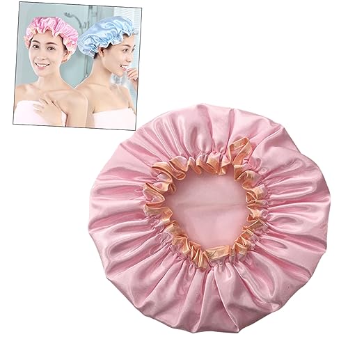OSOLADY Duschhaube Damen und Wiederverwendbar Lagig Elastisch für Lange Haare zum Duschen Spa und Make Up für Kopfgrößen OSOLADY Duschhaube Damen und Wiederverwendbar Lagig Elastisch für Lange Haare zum Duschen Spa und Make Up für Kopfgrößen von OSOLADY