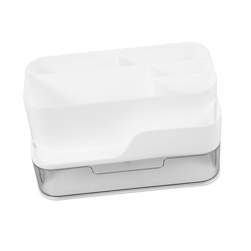 OSOLADY Kosmetik Organizer Mit Multifunktionale Aufbewahrungsbox Für Schminksachen Bürobedarf Und Kleine Gegenstände Ivorweiß Platzsparend Und Elegant Gestaltet Für Einen Ordentlichen von OSOLADY