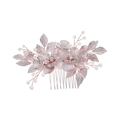 OSOLADY Eleganter Haarkamm Für Die Hochzeit Brautschmuck Mit Strass Und Blumen Für Besondere Anlässe OSOLADY Eleganter Haarkamm Für Die Hochzeit Brautschmuck Mit Strass Und Blumen Für Besondere Anlässe von OSOLADY