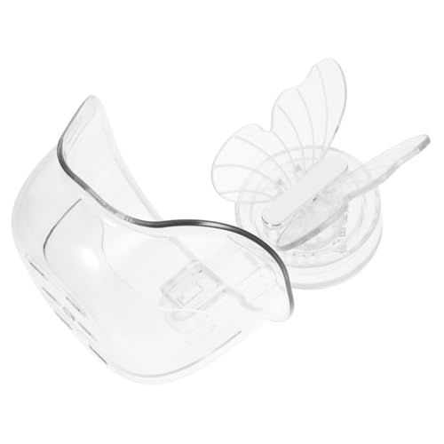 OSOLADY Makeup Pad Storage Organizer Wandmontierter Kosmetik Organizer Mit Saugnapf Für Badezimmer Transparente Aufbewahrungsbox Für Make-up-schwämme Reisefreundlich Und Platzsparend von OSOLADY