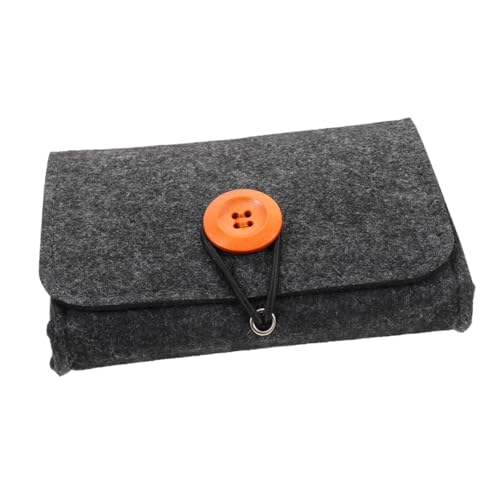 OSOLADY Filztasche Für Ätherische Öle Tragbarer Organizer Für Ölflaschen Aufbewahrungstasche Mit Großem Fassungsvermögen Schützt Vor Stößen Und Temperaturschwankungen Für Reisen von OSOLADY