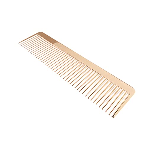OSOLADY Exquisiter Metallkamm Tragbarer Haarglättungskamm für Männer und Antistatisch für Friseursalons und Zuhause für Feines und Dickes Haar von OSOLADY