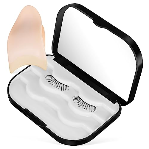 OSOLADY Falsches Wimpernspeicher mit Spiegel Organizer Halter Box für Wimpern und Make Up Leerer Kosmetik Reisefall mit Wimpernclip Praktisch für Unterwegs OSOLADY Falsches Wimpernspeicher mit Spiegel Organizer Halter Box für Wimpern und Make Up Leerer Kosmetik Reisefall mit Wimpernclip Praktisch für Unterwegs von OSOLADY