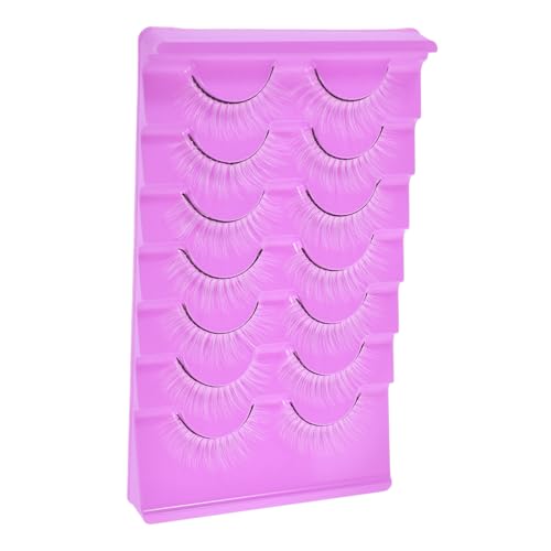 OSOLADY False Eyelash Assist 7 Paar weiße Wimpern natürlicher Look zur Schönheitsverbesserung für Frauen OSOLADY False Eyelash Assist 7 Paar weiße Wimpern natürlicher Look zur Schönheitsverbesserung für Frauen von OSOLADY