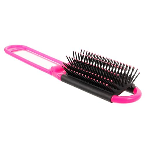 OSOLADY Haarstylingbürste Mit Spiegel Haarbürste Für Frauen Teenager Mädchen Tragbarer Haarkamm Belüftete Bürste Mit Statischer Massage OSOLADY Haarstylingbürste Mit Spiegel Haarbürste Für Frauen Teenager Mädchen Tragbarer Haarkamm Belüftete Bürste Mit Statischer Massage von OSOLADY