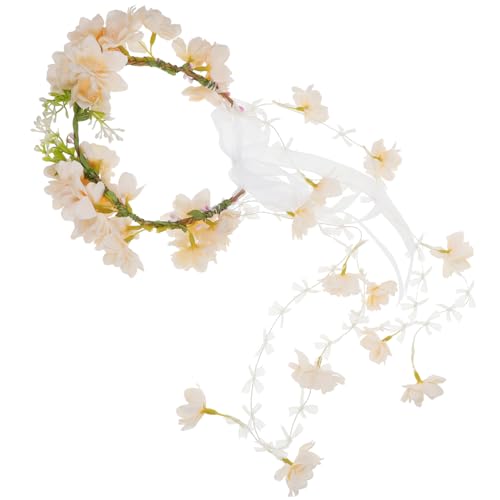 OSOLADY Feenschmuck-kopfbedeckung Für Frauen Blumen-stirnband Hochzeits-kopfbedeckung Stirnband Für Frauen Für Partys von OSOLADY