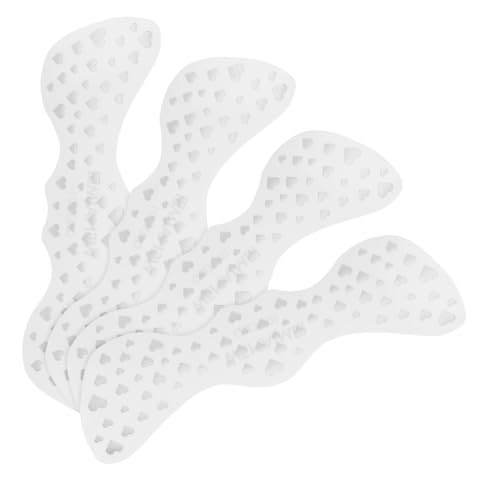 OSOLADY 4stücke Silber Temporäre Tattoos Wasserdichte Gesichtsaufkleber Für Make-up Niedliche Hitze Geformte Aufkleber Für Gesichts Make-up Zubehör von OSOLADY