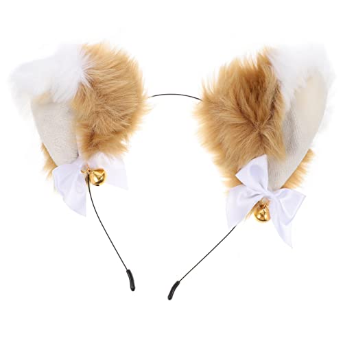 OSOLADY Flauschiges Katzenohren Haarband Mit Goldenen Glocken Stirnband Für Partys Cosplay Und Kopfbedeckung Für Damen OSOLADY Flauschiges Katzenohren Haarband Mit Goldenen Glocken Stirnband Für Partys Cosplay Und Kopfbedeckung Für Damen von OSOLADY