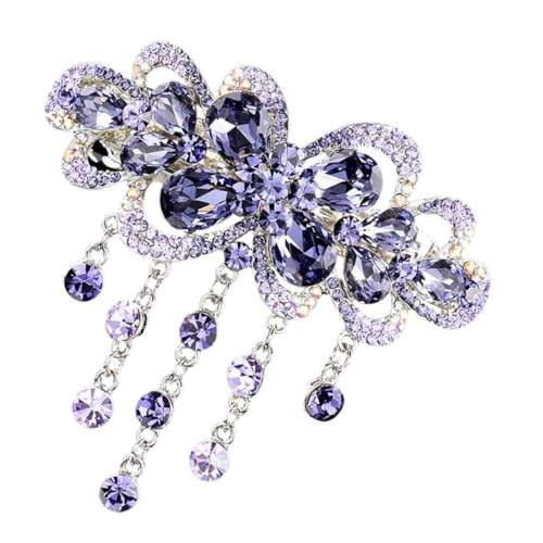 OSOLADY Frühling Haarspange Mit Strass Zarte Haarschmuck Für Damen Und Mädchen Party-kopfschmuck Haarspangen Für Verschiedene Anlässe OSOLADY Frühling Haarspange Mit Strass Zarte Haarschmuck Für Damen Und Mädchen Party-kopfschmuck Haarspangen Für Verschiedene Anlässe von OSOLADY
