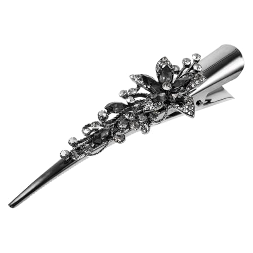 OSOLADY Glitzernder Metall Duckbill Haarklammer mit Strasssteinen Alligator Haarspange für Damen und Besondere Anlässe Robust und Rutschfest OSOLADY Glitzernder Metall Duckbill Haarklammer mit Strasssteinen Alligator Haarspange für Damen und Besondere Anlässe Robust und Rutschfest von OSOLADY