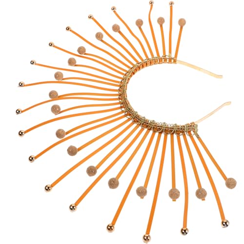OSOLADY Goldene Sonnenstrahlen Krone Haarreif Für Damen Elegantes Spitzen-stirnband Für Kostümpartys Hochzeiten Und Festivals Göttin Headdress Für Besondere Anlässe von OSOLADY