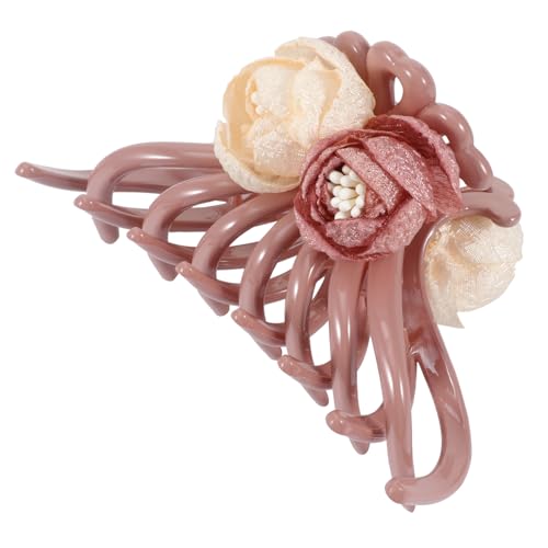 OSOLADY Große Blumen Haarklammer für Damen Stilvolle Haarspange Harz für Make Up Bad und Besondere Anlässe Langlebig und Komfortabel zu Tragen von OSOLADY