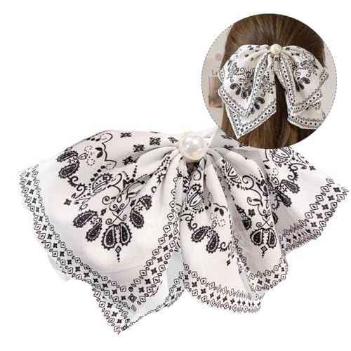 OSOLADY Großer Haarklammer mit Schleifen Design Weißer Haarschmuck für Damen für Verschiedene Outfits Leicht und Kompakt für Hochzeiten und Besondere Anlässe OSOLADY Großer Haarklammer mit Schleifen Design Weißer Haarschmuck für Damen für Verschiedene Outfits Leicht und Kompakt für Hochzeiten und Besondere Anlässe von OSOLADY