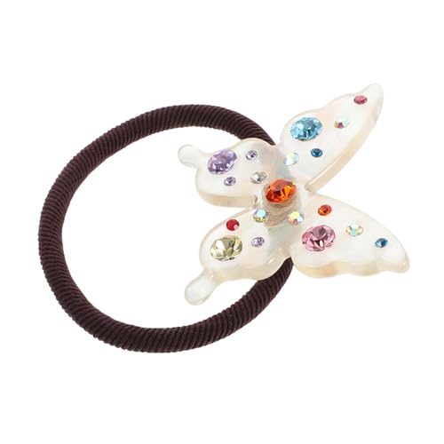 OSOLADY Pferdeschwanzhalter Mit Schmetterlings-strass Erweiterbare Haarbänder Krawatten Für Frauen Und Mädchen Alltagskleidung Party-accessoire OSOLADY Pferdeschwanzhalter Mit Schmetterlings-strass Erweiterbare Haarbänder Krawatten Für Frauen Und Mädchen Alltagskleidung Party-accessoire von OSOLADY