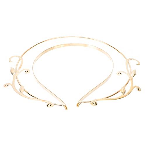 OSOLADY Kopfschmuck Im Waldstil Für Frauen Eleganter Haarreifen Vielseitiges Haarband Mit Kreativem Aureolen-design Für Partys Und Feierlichkeiten von OSOLADY