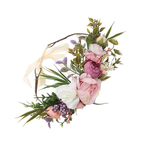 OSOLADY Haarband für Hochzeiten Krone für Bräute Eleganter Kopfschmuck mit Realistischen für Brautjungfern und Besondere Anlässe von OSOLADY