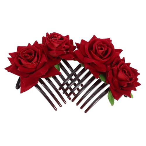 OSOLADY Haarkamm-schmuck Für Die Braut: 2 Haarkämme Mit Rosenblüten Für Die Hochzeit Braut-kopfschmuck Für Besondere Anlässe. OSOLADY Haarkamm-schmuck Für Die Braut: 2 Haarkämme Mit Rosenblüten Für Die Hochzeit Braut-kopfschmuck Für Besondere Anlässe. von OSOLADY