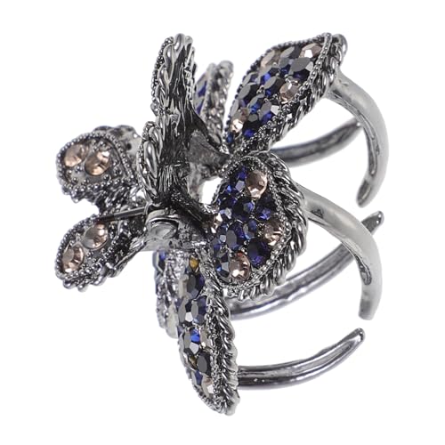 OSOLADY Haarknotenhalter Mit Strass Für Damen Haarspangen Pferdeschwanz Haarklammer Für Verschiedene Frisuren von OSOLADY