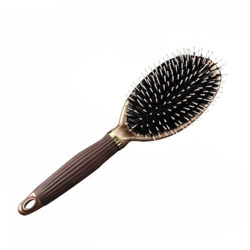 OSOLADY Haarmassagebürste Mit Naturborsten Und Nylon 26cm Für Haartypen Sanfte Kopfhautmassage Verbessert Die Durchblutung Haarbürste Für Männer Und Frauen von OSOLADY