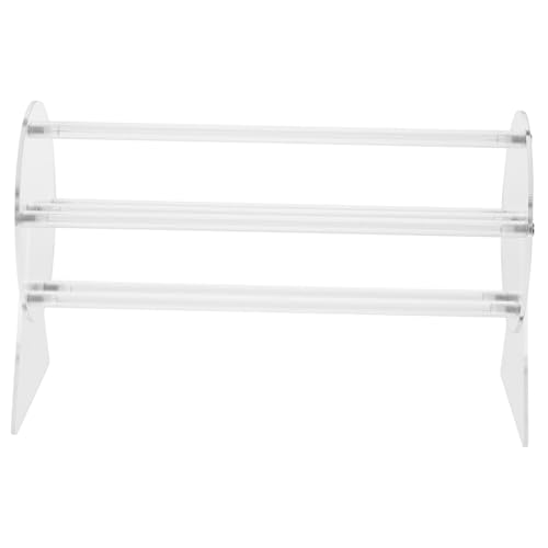 OSOLADY Haarnadelständer Haarspangenhalter Zur Präsentation Haarbürste Klauenclip-organizer Pferdeschwänze Armreif Haarnadeln Haarband Aufhänger Präsentationsständer Mit Klauenclip Acryl von OSOLADY