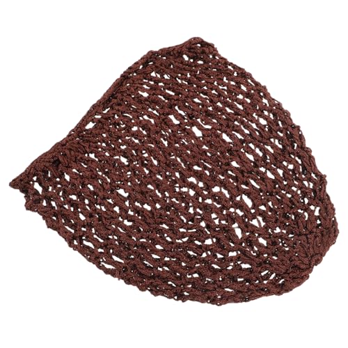 OSOLADY Haarnetz Frauenkleidung Netznetz Türsturz Kranz Frosted Yogahosen Snood Schwitzhose Yogahosen Mit Hoher Taille Chenille-handtücher Haarwickelnetz Gewebter Kranz Coffee Häkeln von OSOLADY