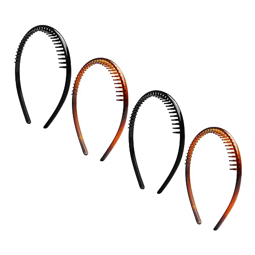 OSOLADY 4 Stück Rutschfeste Haarreifen für Gesichtsmasken Elastische Haarbänder zum Waschen Gesichts für Damen und Herren Einfach zu Tragen von OSOLADY