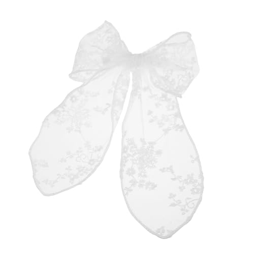OSOLADY Große Spitze Haarschleifen Schleife Haarnadel Damen Haarschmuck Mädchen Haarspange Elegante Schleife OSOLADY Große Spitze Haarschleifen Schleife Haarnadel Damen Haarschmuck Mädchen Haarspange Elegante Schleife von OSOLADY