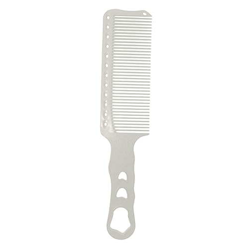 OSOLADY Haarschneidekamm Für Männer Und Frauen Langlebiges Material Weißer Kamm Für Salon Und Heimgebrauch Praktisches Haarschnittzubehör von OSOLADY
