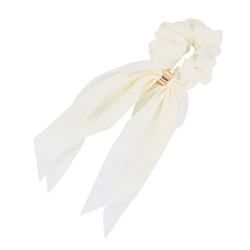 OSOLADY Haarseil Pferdeschwanzhalter Mädchen Haargummi Langes Haar Ring Stoff Haargummi Gelb OSOLADY Haarseil Pferdeschwanzhalter Mädchen Haargummi Langes Haar Ring Stoff Haargummi Gelb von OSOLADY