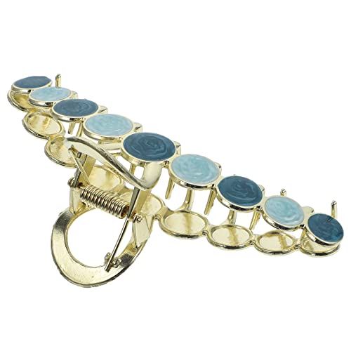 OSOLADY Haarspange Große Haarklammer Damen Haarschmuck Metall Haarklammer Für Dünnes Und Dickes Haar Party Und Alltag Hochtemperaturbeständig in Ozeanblau von OSOLADY