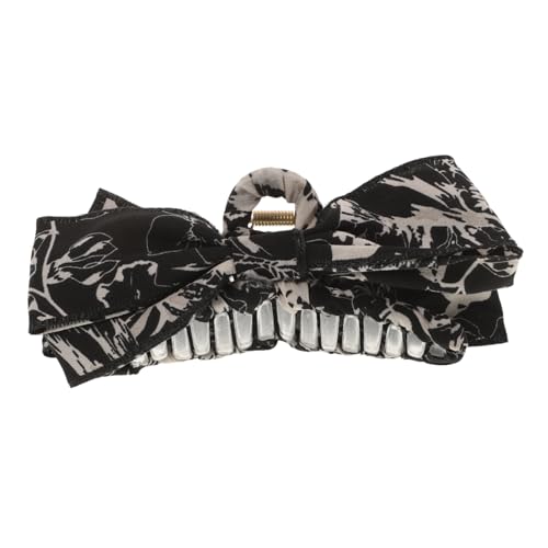 OSOLADY Pferdeschwanz Haarklammer Mit Schleife Große Haarklammern Für Feines Und Dickes Haar Modische Haaraccessoires Für Damen Vielseitig Einsetzbar Für Verschiedene Anlässe Und von OSOLADY