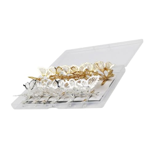 OSOLADY Haarspangen Für Frauen 12 Stück Metall Schmetterlings-haarnadeln Haarspangen 3d-effekt Lebendig Modisch OSOLADY Haarspangen Für Frauen 12 Stück Metall Schmetterlings-haarnadeln Haarspangen 3d-effekt Lebendig Modisch von OSOLADY