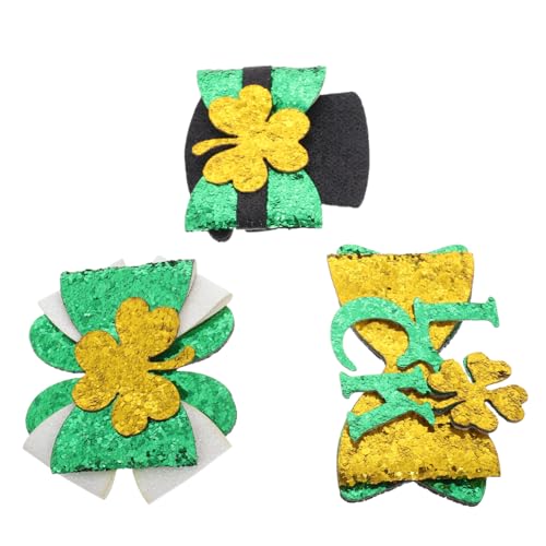 OSOLADY Haarspangen Mit Kleeblatt-schleifen Für Mädchen St. Patricks Day Festliche Haardekorationen Glitzernde Irische Accessoires OSOLADY Haarspangen Mit Kleeblatt-schleifen Für Mädchen St. Patricks Day Festliche Haardekorationen Glitzernde Irische Accessoires von OSOLADY
