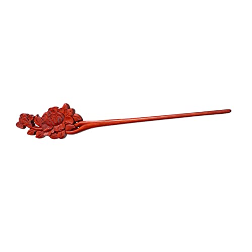 OSOLADY Haarstift aus Sandelholz Haarnadel für Damen und Vintage Haarschmuck mit Geschnitztem Design für Hochzeiten Partys und Besondere Anlässe von OSOLADY
