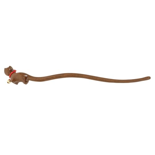 OSOLADY Holz Haarstäbchen Katzen Design Haarknotenstab Für Mädchen Vintage Haarschmuck Haarstyling-tool Für Alltag Und Partys von OSOLADY