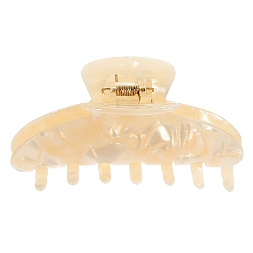 OSOLADY Hair Claw Clip Einfache Haarklammern für Damen für Haartypen Bequem und Stylisch Lösung für Hochsteckfrisuren Eleganter Perlenweiß OSOLADY Hair Claw Clip Einfache Haarklammern für Damen für Haartypen Bequem und Stylisch Lösung für Hochsteckfrisuren Eleganter Perlenweiß von OSOLADY